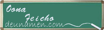Oona Feicho Visitenkarte